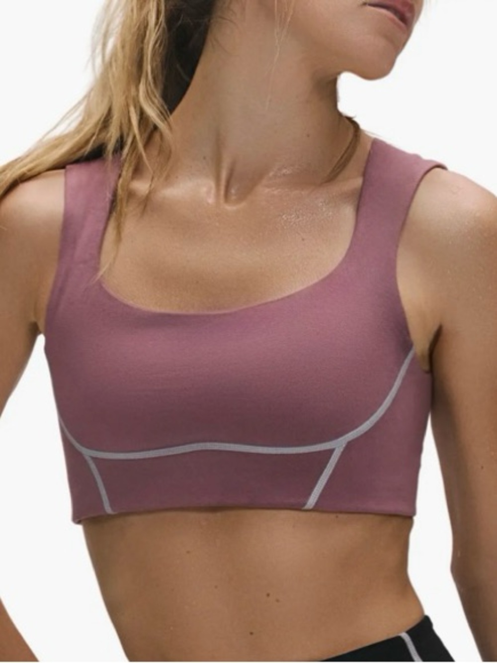 FREE PEOPLE FP MOVEMENT You're A Peach Sports Bra Aged Brick Large L NEW NWOT
